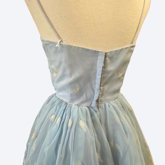 1950’s handmade formal gown blue & purple size 0 - Picture 4 of 4